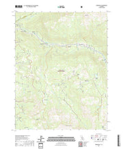 US Topo 7.5-minute map for Dardanelle CA