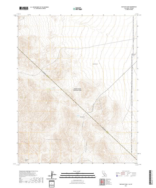 US Topo 7.5-minute map for Daylight Pass CANV