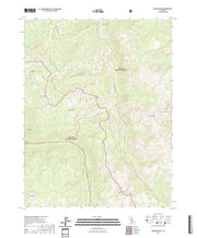 US Topo 7.5-minute map for Disaster Peak CA