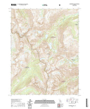 US Topo 7.5-minute map for Dunderberg Peak CA