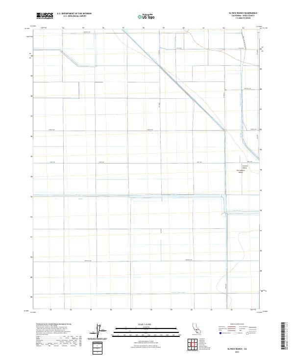 US Topo 7.5-minute map for El Rico Ranch CA