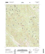 US Topo 7.5-minute map for Elk Mountain CA