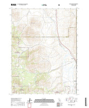 US Topo 7.5-minute map for Evans Canyon CANV