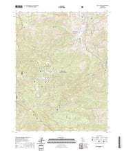 US Topo 7.5-minute map for Fouts Springs CA