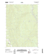 US Topo 7.5-minute map for French Camp Ridge CA