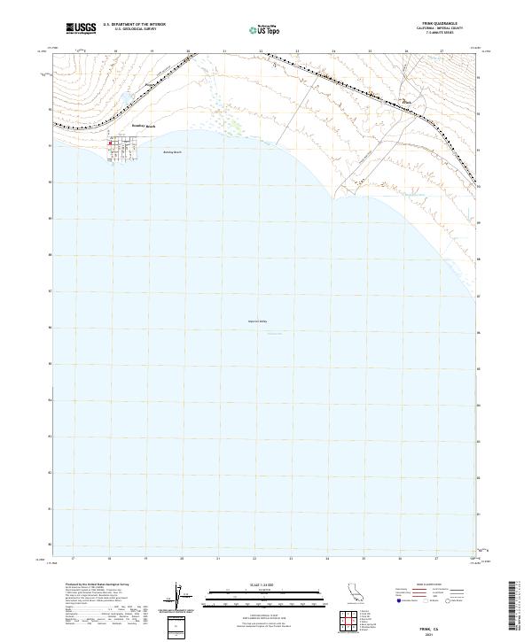 US Topo 7.5-minute map for Frink CA