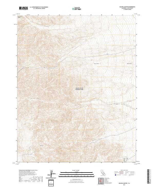 US Topo 7.5-minute map for Galena Canyon CA