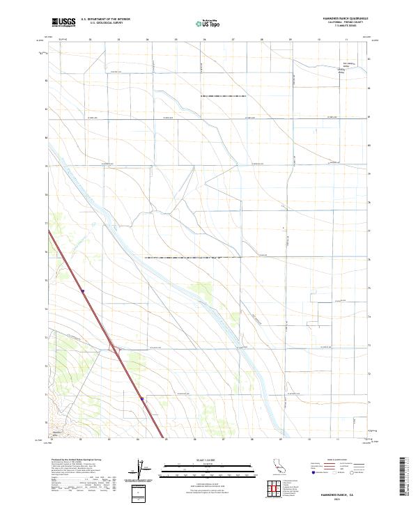 US Topo 7.5-minute map for Hammonds Ranch CA