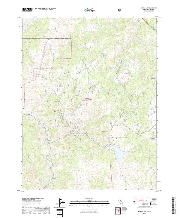 US Topo 7.5-minute map for Heenan Lake CANV