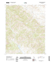 US Topo 7.5-minute map for Hernandez Reservoir CA