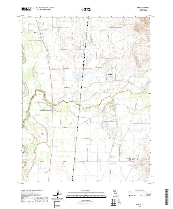 US Topo 7.5-minute map for Honcut CA