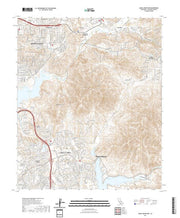 US Topo 7.5-minute map for Jamul Mountains CA