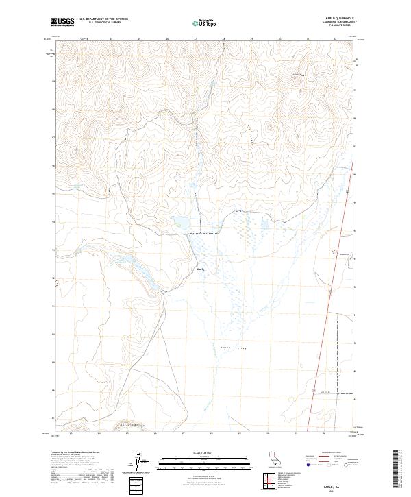 US Topo 7.5-minute map for Karlo CA