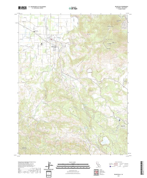 US Topo 7.5-minute map for Kelseyville CA