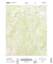 US Topo 7.5-minute map for Kern Peak CA