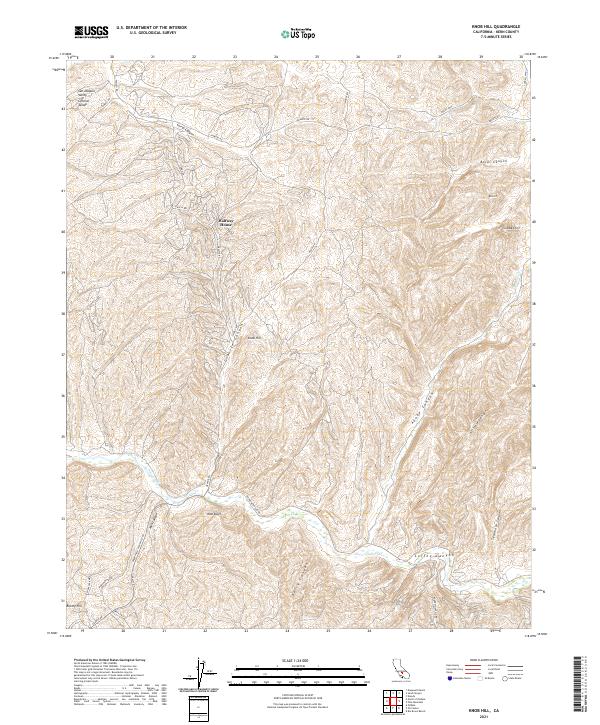 US Topo 7.5-minute map for Knob Hill CA