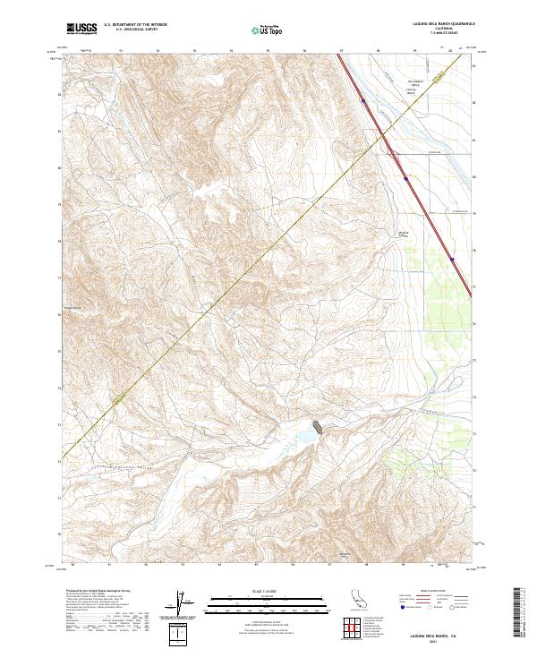 US Topo 7.5-minute map for Laguna Seca Ranch CA