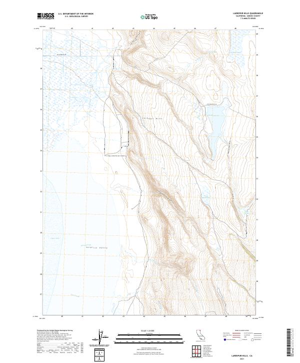 US Topo 7.5-minute map for Larkspur Hills CA