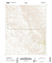 US Topo 7.5-minute map for Las Yeguas Ranch CA