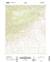 US Topo 7.5-minute map for Liebre Twins CA