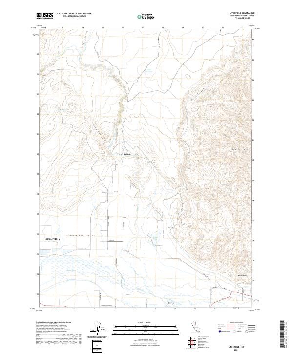 US Topo 7.5-minute map for Litchfield CA