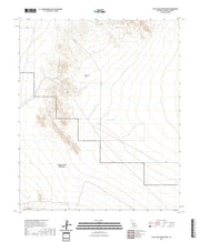 US Topo 7.5-minute map for Little Mule Mountains CA