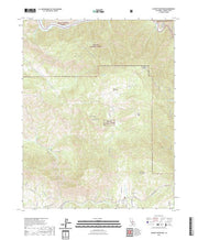 US Topo 7.5-minute map for Luckett Mountain CA