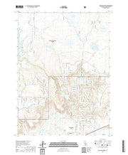 US Topo 7.5-minute map for Mahogany Ridge CA