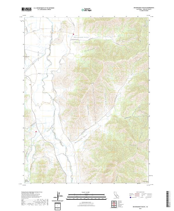 US Topo 7.5-minute map for McConaughy Gulch CA