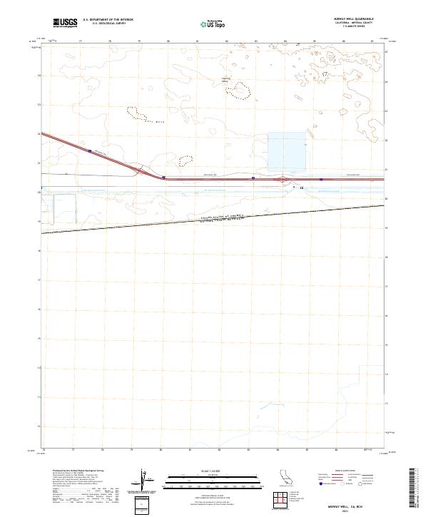 US Topo 7.5-minute map for Midway Well CABCN