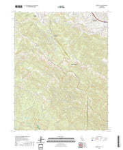 US Topo 7.5-minute map for Mindego Hill CA