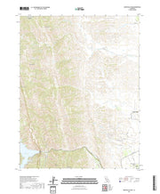 US Topo 7.5-minute map for Monticello Dam CA