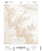 US Topo 7.5-minute map for Monument Peak CA