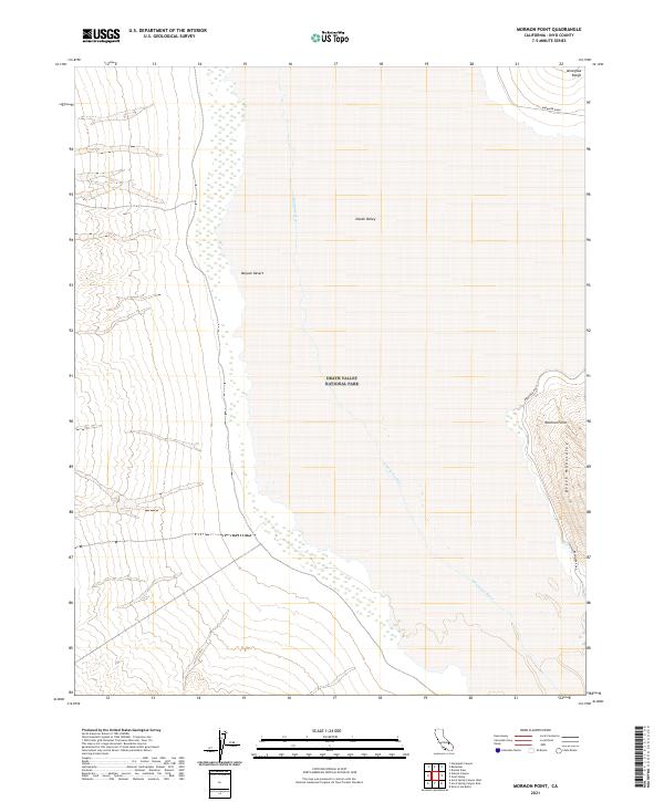 US Topo 7.5-minute map for Mormon Point CA