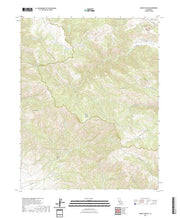 US Topo 7.5-minute map for Mount Harlan CA