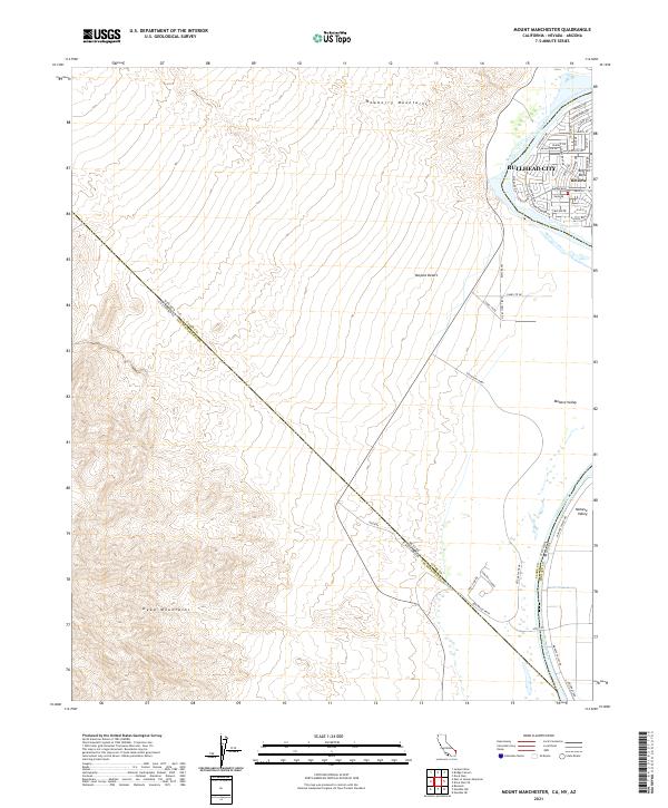 US Topo 7.5-minute map for Mount Manchester CANVAZ