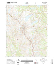 US Topo 7.5-minute map for Mount Ritter CA