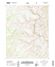 US Topo 7.5-minute map for Mount Whitney CA