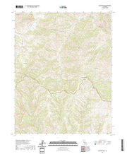 US Topo 7.5-minute map for Mustang Peak CA