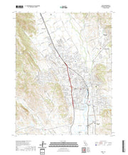 US Topo 7.5-minute map for Napa CA