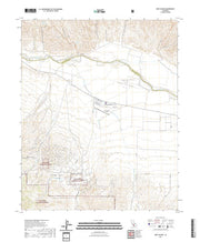 US Topo 7.5-minute map for New Cuyama CA