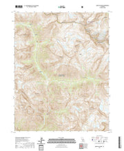 US Topo 7.5-minute map for North Palisade CA