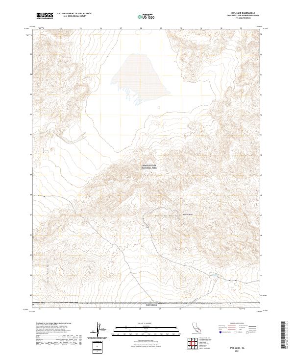 US Topo 7.5-minute map for Owl Lake CA