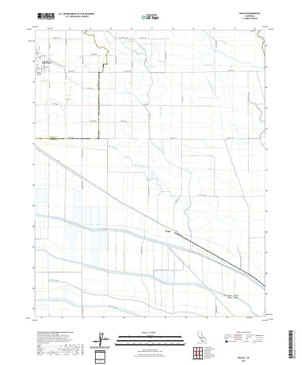 US Topo 7.5-minute map for Oxalis CA