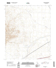 US Topo 7.5-minute map for Painted Gorge CA