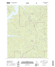 US Topo 7.5-minute map for Papoose Creek CA