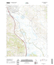 US Topo 7.5-minute map for Petaluma River CA
