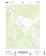 US Topo 7.5-minute map for Pine Creek Valley CA