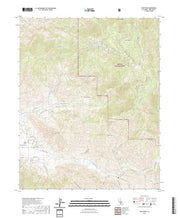 US Topo 7.5-minute map for Piute Peak CA