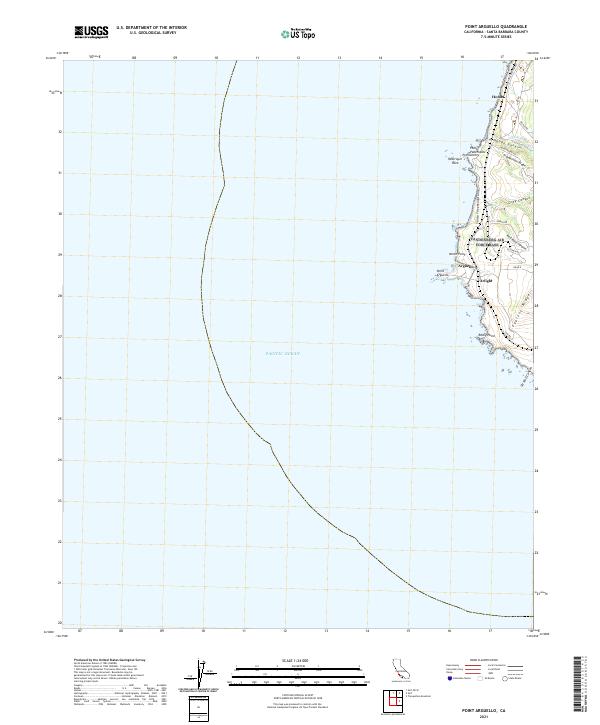 US Topo 7.5-minute map for Point Arguello CA